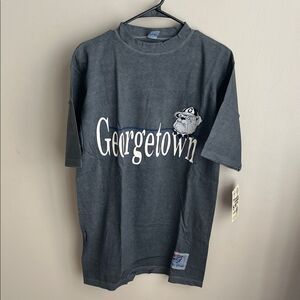 Georgetown Hoyas vintage t-shirt NWT size Medium embroidered 90s rare deadstock